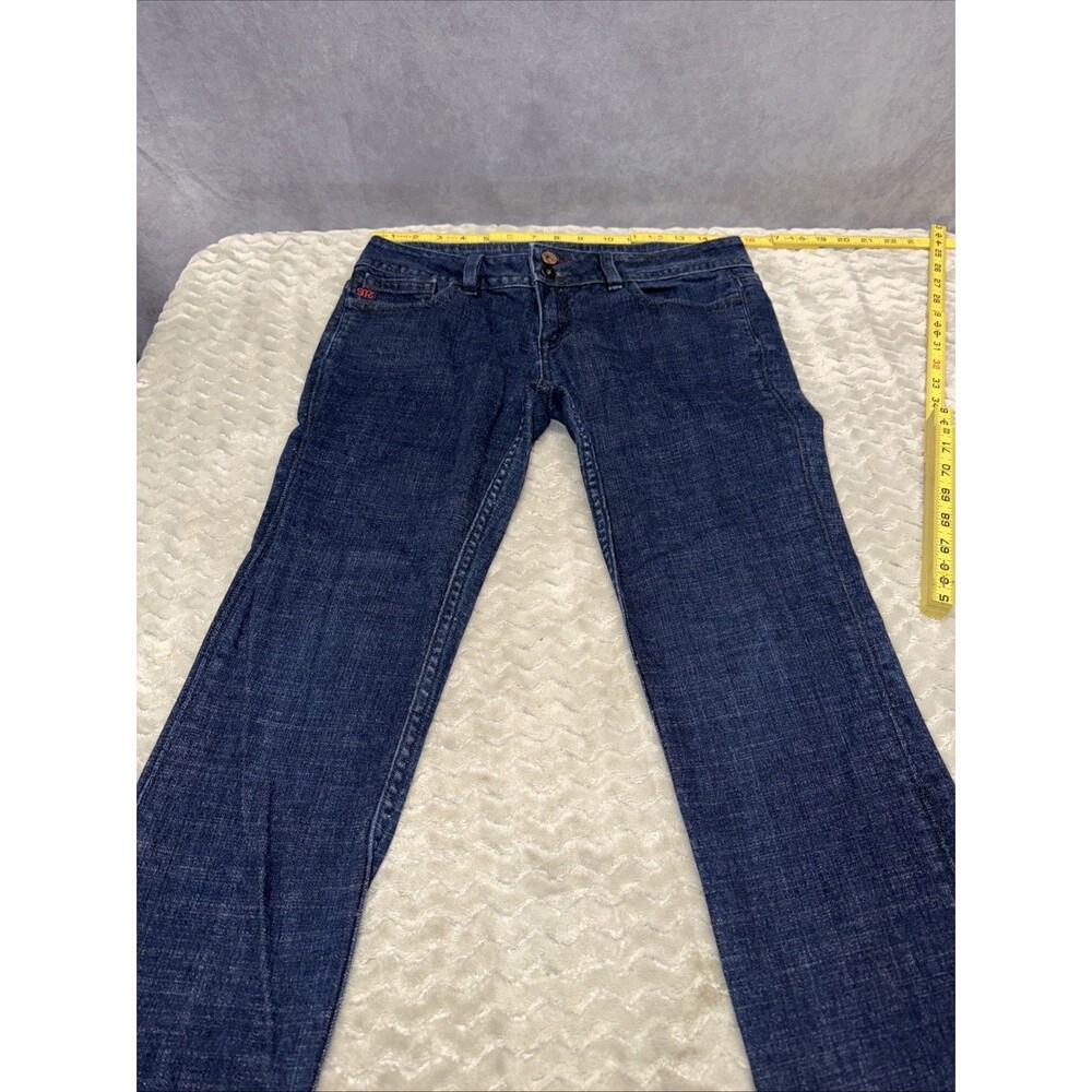 Miss Me Jeans Claudia 31x30 Women’s JPR4332 Stretch Red Denim 5 Pocket Blue